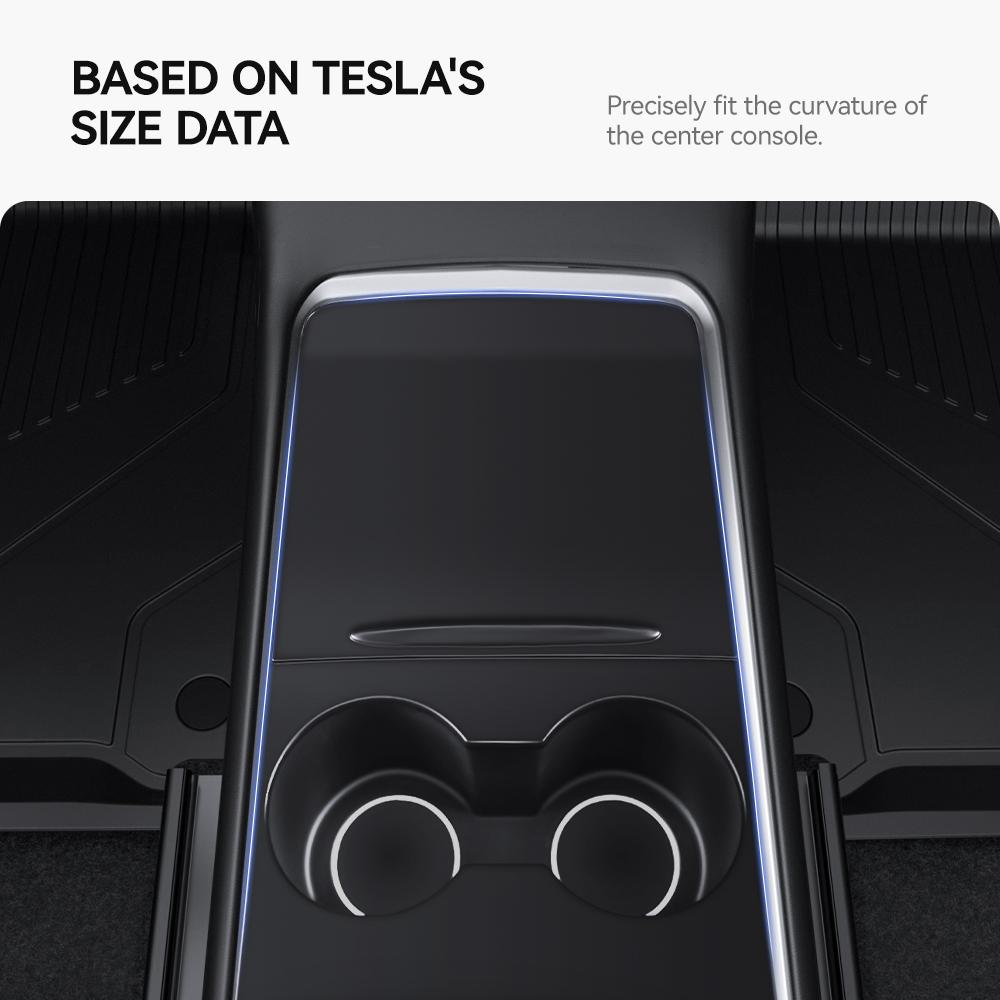 YZ For Tesla Model 3 Y 2025-2025 Car Center Console Sticker Film Carbon Protect Central Control Cover Car Interior Accessories