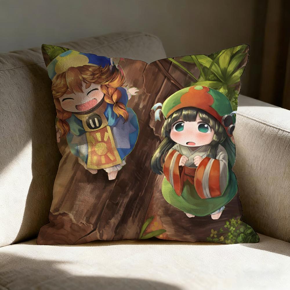 H-Hakumei And Mikochi ANIME Pillow Case Pillowcase, Double-sided Printed, Sofa Cushion, Bedroom Headboard Pillow