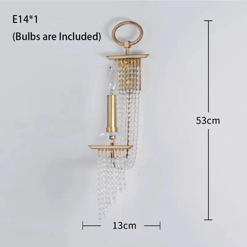 American luxury candle pendant light romantic crystal pendant light villa restaurant bedroom home decoration lamps and lanterns