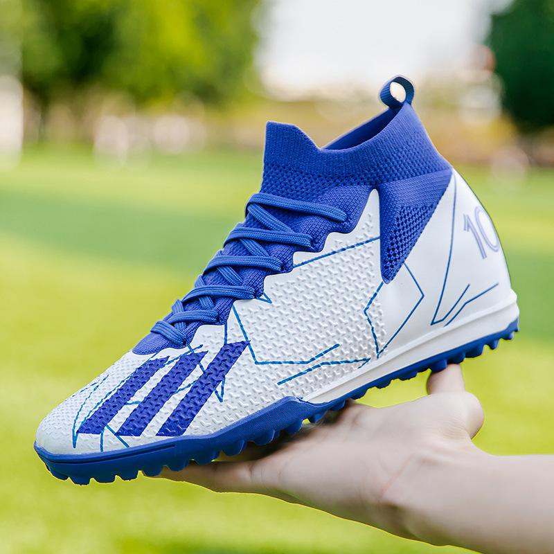 Falcon New High-top Football Shoes Long Nails Football Shoes Broken Nails Special Training Shoes Direct Sale