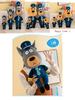 Sheriff Labrador Stuffed Animal Toy Customizable Design Available In 30cm 45cm And 60cm Sizes Yellow/grey