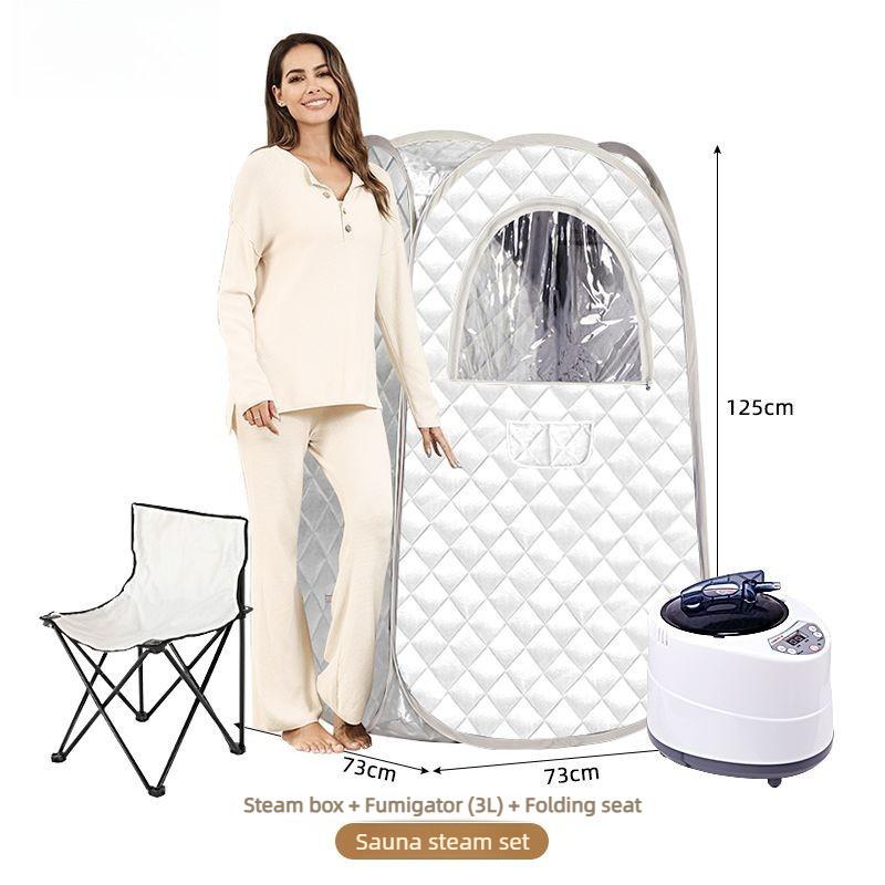 Portable Steam Sauna Set Foldable Full Size Steam Sauna Personal Sauna Tent Household Relaxation & Spa Sweating Sauna Kit