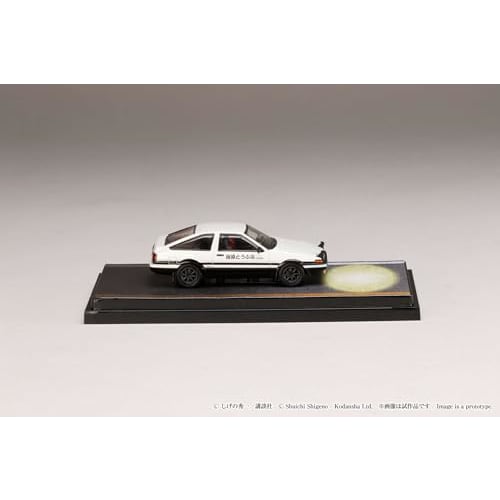 Hobby Japan HJ64 1/64 Scale Toyota Sprinter Trueno (AE86) / Initial D Engine Model with Keisuke Takahashi, Finished Product HJ641052DA