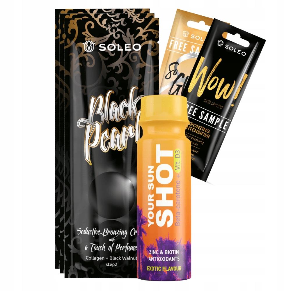 Soleo Black Pearl 3x15ml Starker Selbstbräuner + Gratisbeigaben