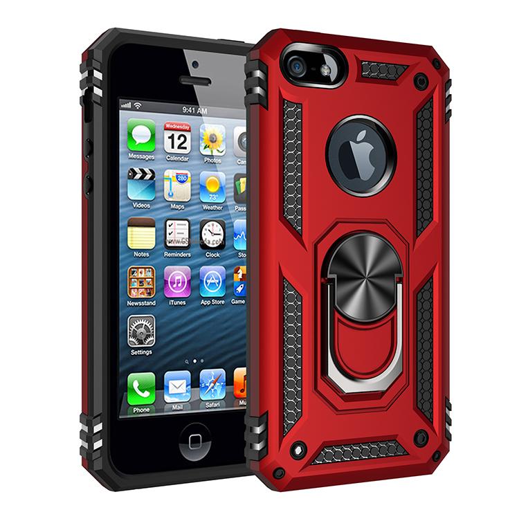 

для iPhone 5s Case Cover Magnet Holder Ring Case Military Armor Протиударний чохол для iPhone 5s 5 SE for iPhone SE