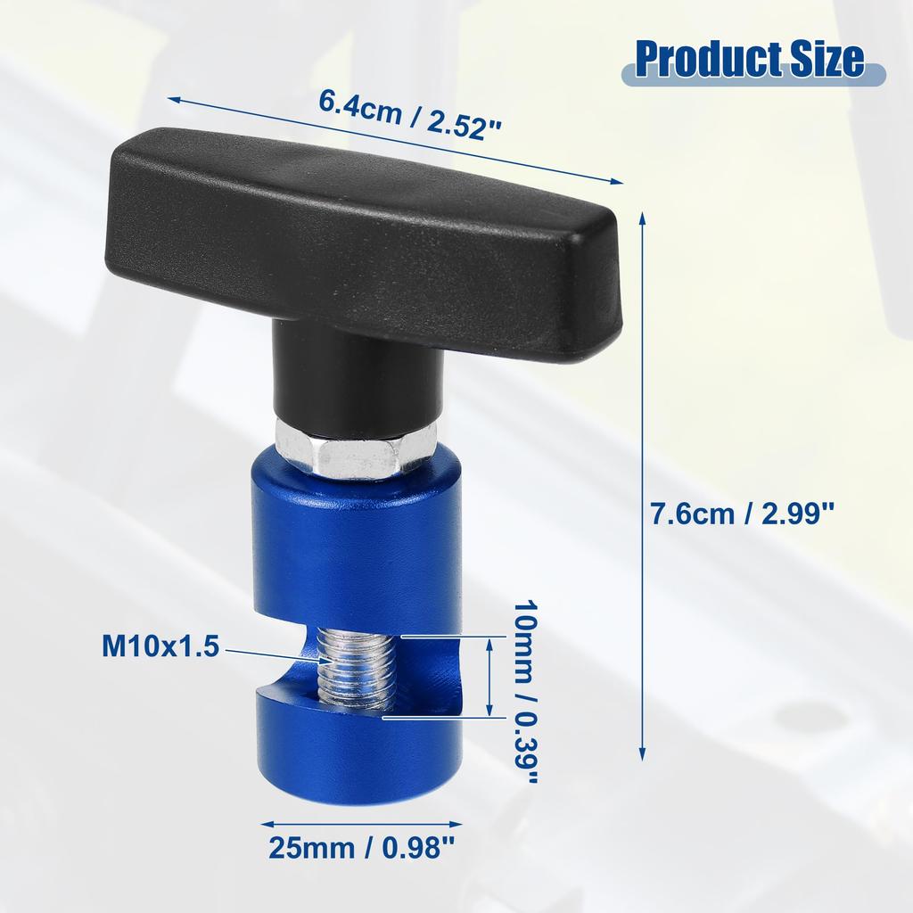 ACROPIX Hood Strut Lift Support Clamp and Spark Plug Caliper Set of 2 Tools Blue 1 Pack