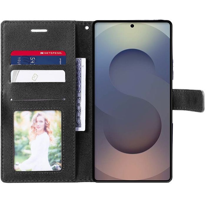 Coque de protection - BOOLING - Samsung Galaxy S25 Ultra - Effet Cuir - Antichoc - Anti-Rayures