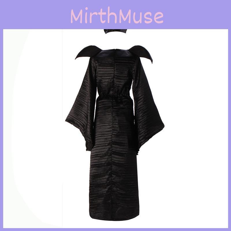 Elegant Adult Maleficent Evil Queen Cosplay Costume Outfit For Noble Ladies