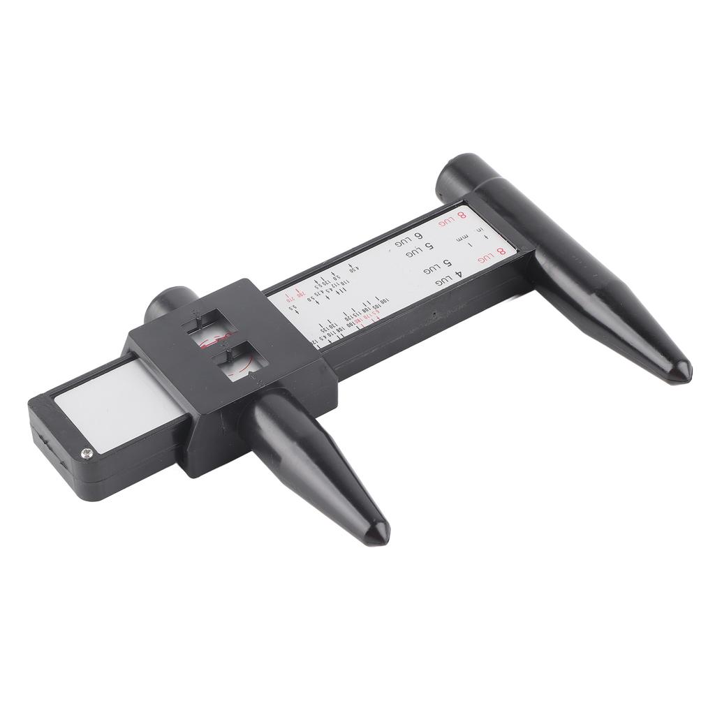 Car Wheel Rim Bolt Pattern Sliding Measuring Gauge Tool PCD Ruler 4 5 6 8 Lug