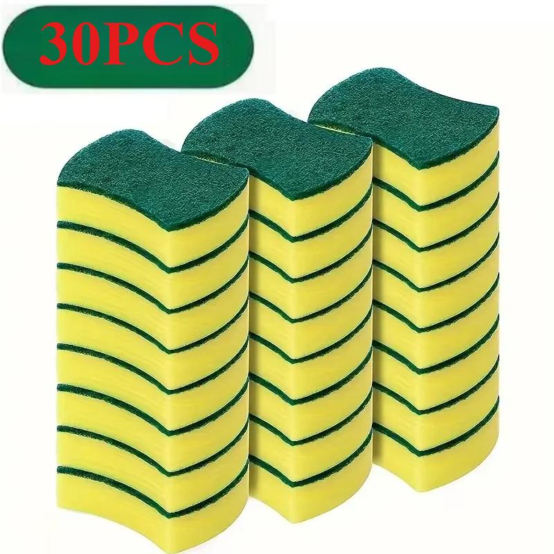 5/10/20/30 Stück Küchenreinigungsschwamm Pad Geschirr Kratzfestes Scheuerschwamm für Küche Badezimmer und Hausreinigung