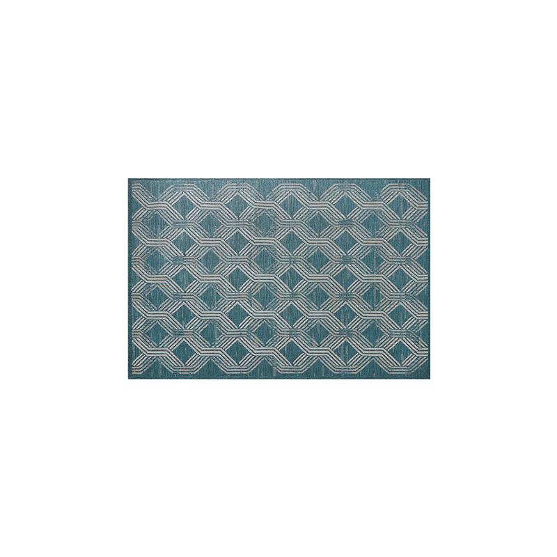 

Balcony Outdoor Carpet Non-slip Dirt-resistant Floor Mat Retro Geometric Pattern Large Size Rug Courtyard Garden Decoration Mats 50x80cm