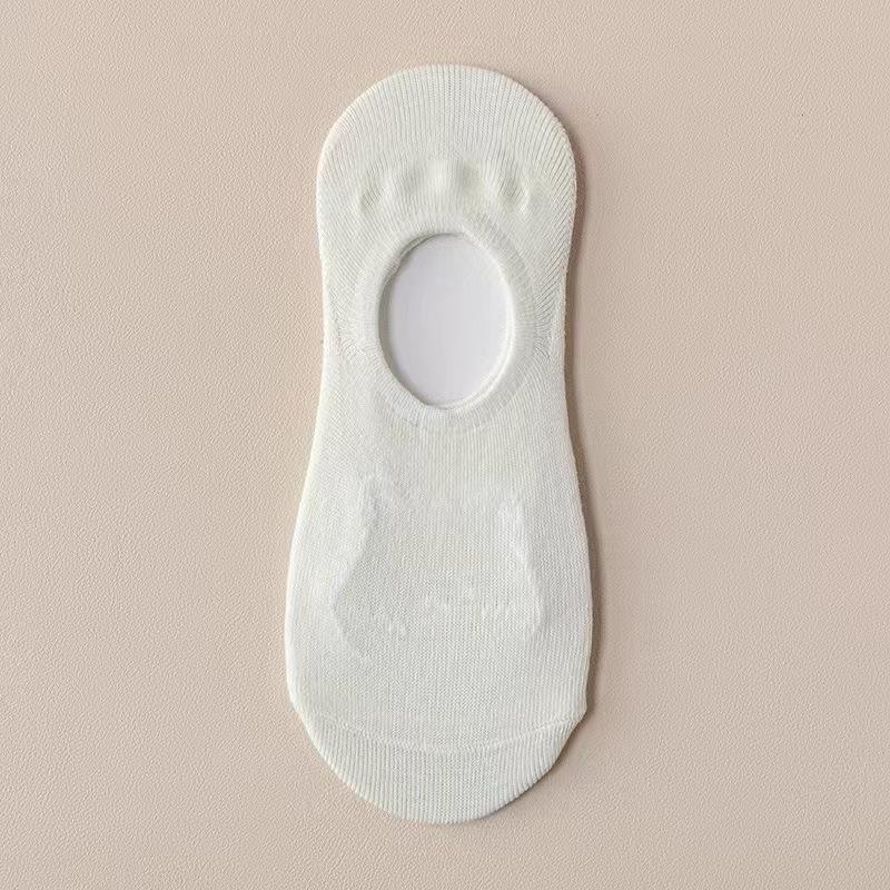 Female Spring and Summer Thin Cartoon Cute Invisible Silicone Non Slip Do Not Fall with The Boat Socks