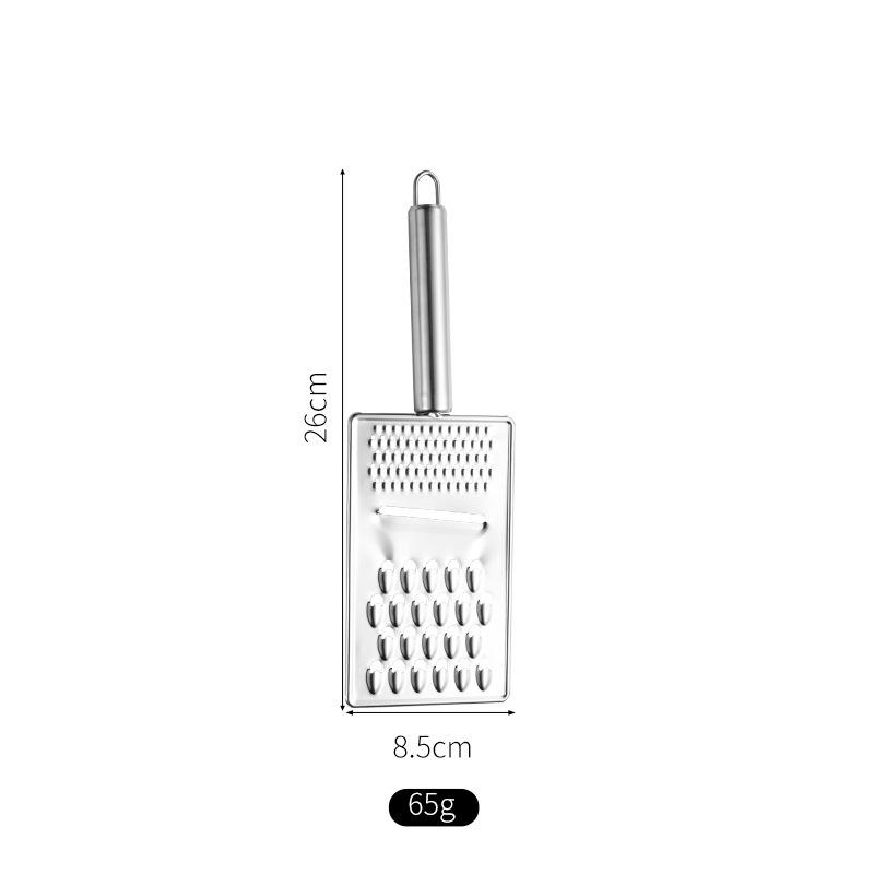 Lemon Zester Stainless Steel Cheese Grater Slicer Rectangle Chocolate Lemon Zester with Non-Slip Handle Kitchen Gadgets