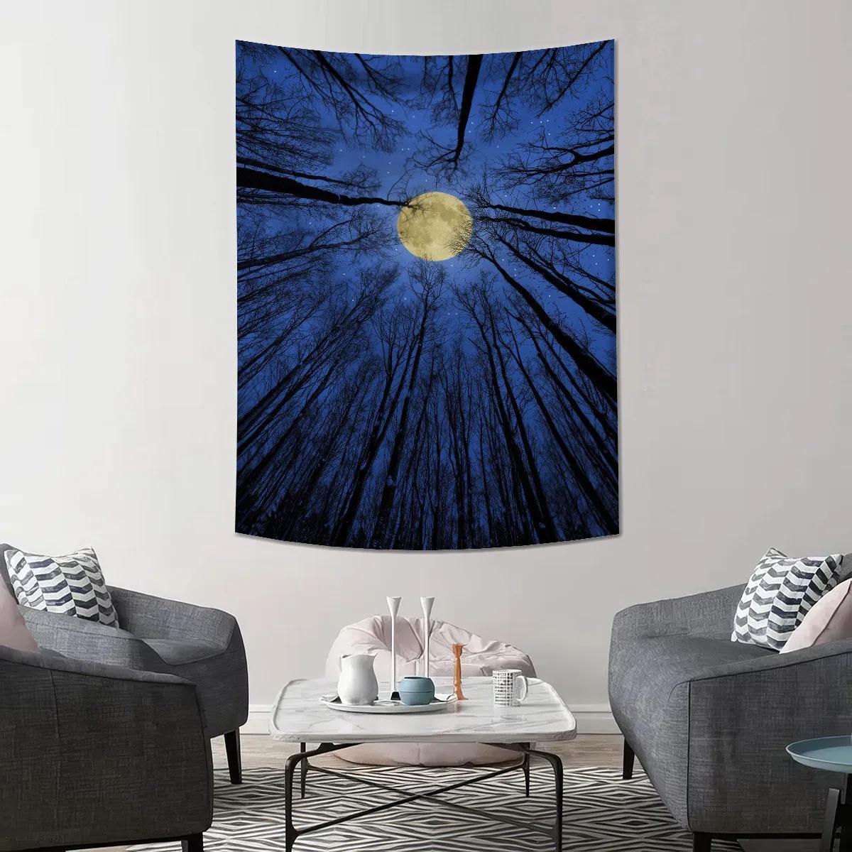 

Internet celebrity room guesthouse printed home wall fabric hotel artistic fabric tapestry literary indoor hanging fabric 74x94cm(29x37in)