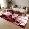 Personalized Crystal Velvet Carpet Athletic Bilbao FC Pattern Non Slip Floor Rug