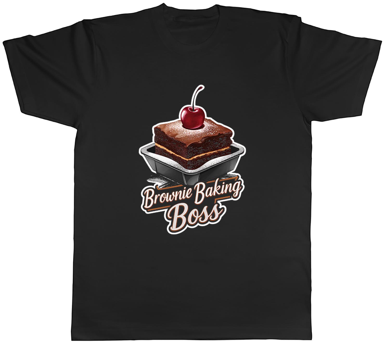 Brownie Baking Boss Unisexs TShirt Chocolate Lover Tee Gift S