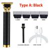 USB Rechargeable Hair Clipper Barber Professional Electric hair trimmer Shaver Trimmer Beard 0mm Hair Cutting Machine for men