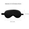 Polyester Sleep Mask Breathable Double Sided Breathable Eye Mask Multi-Color Sleep Shading Simulation Silk Eye Mask Office Nap