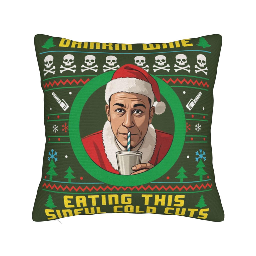 Charlie Hunnam Ed Gein Im Going Drinking Yes I Am Christmas Pillow Case  Graphic Pillow Cover Funny Pillowcases Living Room Sofa
