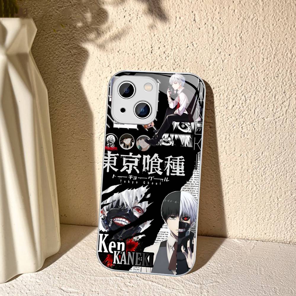 T-Tokyo G-Ghoul Classic Anime Tempered Glass For iphone 14 13 12 11 Pro Mini XS MAX 14Plus X XS XR Cover