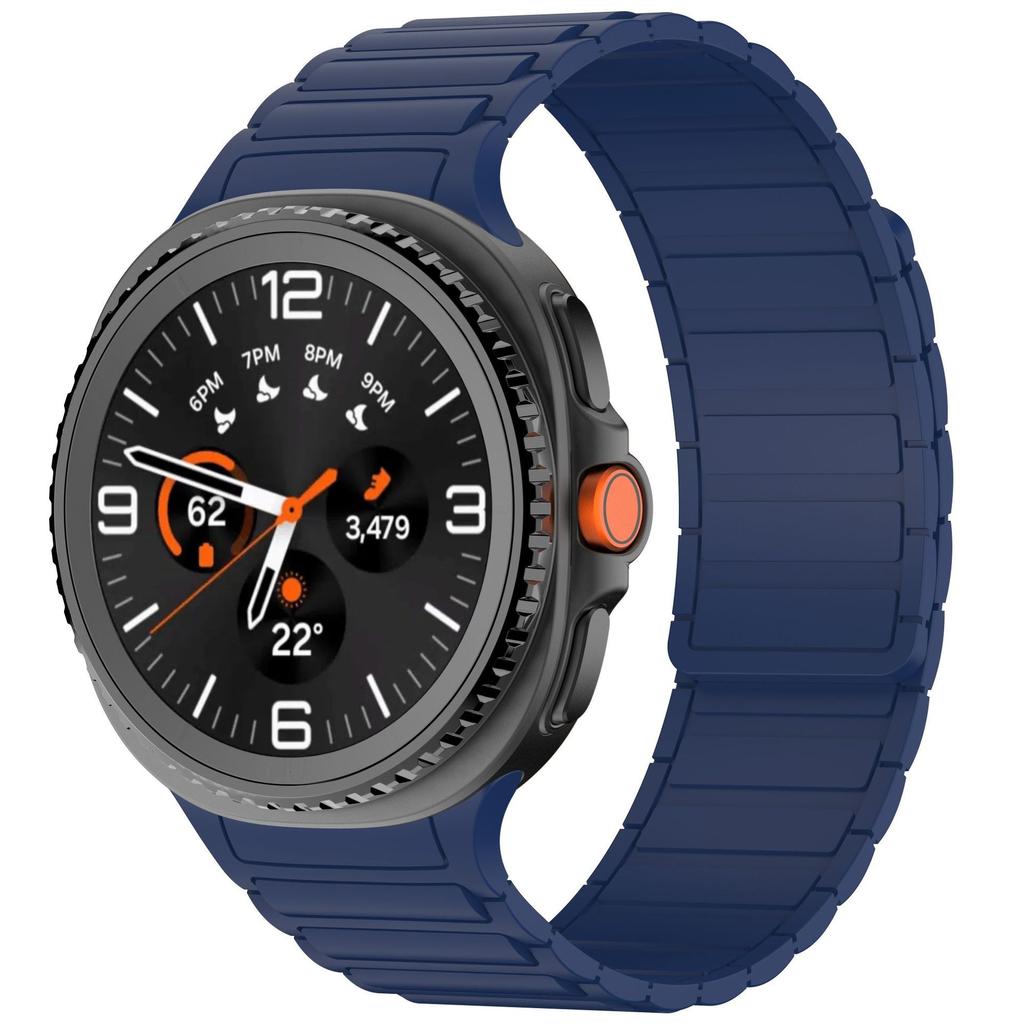 No Gap Silicone Band for Samsung Galaxy Watch 8 40mm 44mm Magnetic Strap for Galaxy Watch 8 Classic 46mm Sports Bracelet Correa