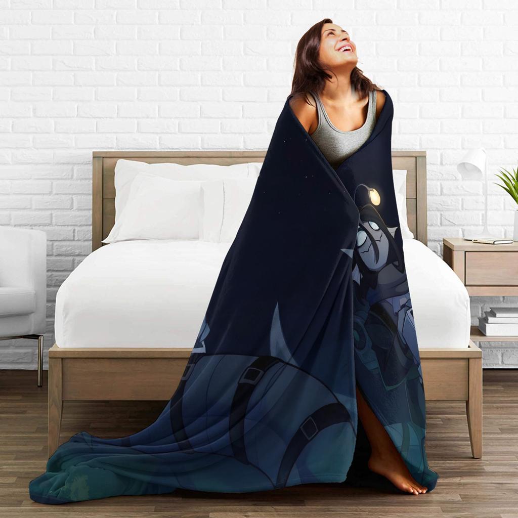 Soft Blankets Decorative Sebastian Solace Pressure Game Throw Blanket  Flannel Bedspread For Couch Bed Aesthetic Sofa Bed Cover