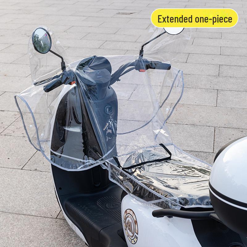 Rainproof and Sunscreen Motorcycle and Electric Car Protective Cover - Waterproof and Thickened for Central Control
