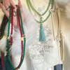Traditional Long Beaded Necklace 108 Beadeds Cheongsam Sweater Chain Necklace  Women Girls