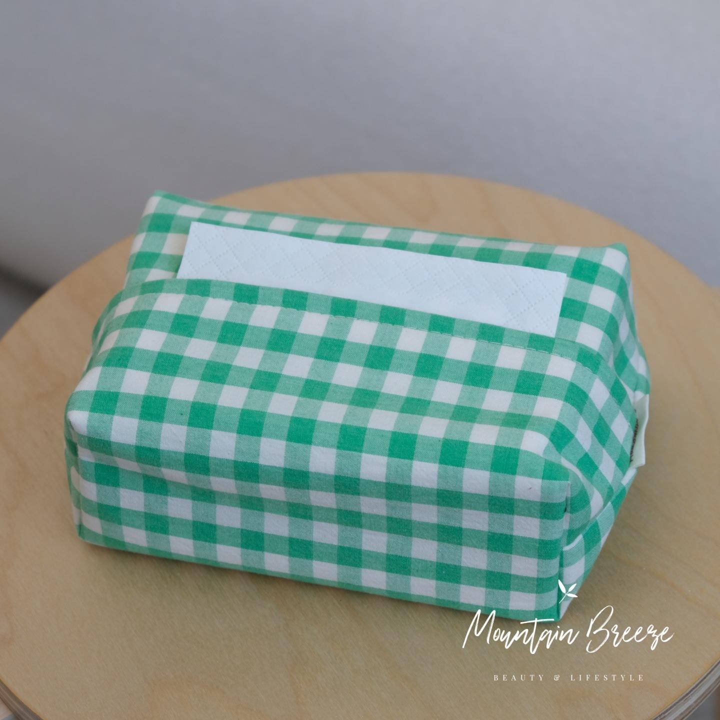 Fabric tissue box restaurant desktop pumping paper box ins wind dopamine creative cloth tissue storage box Length 17*width 11*height 8cm