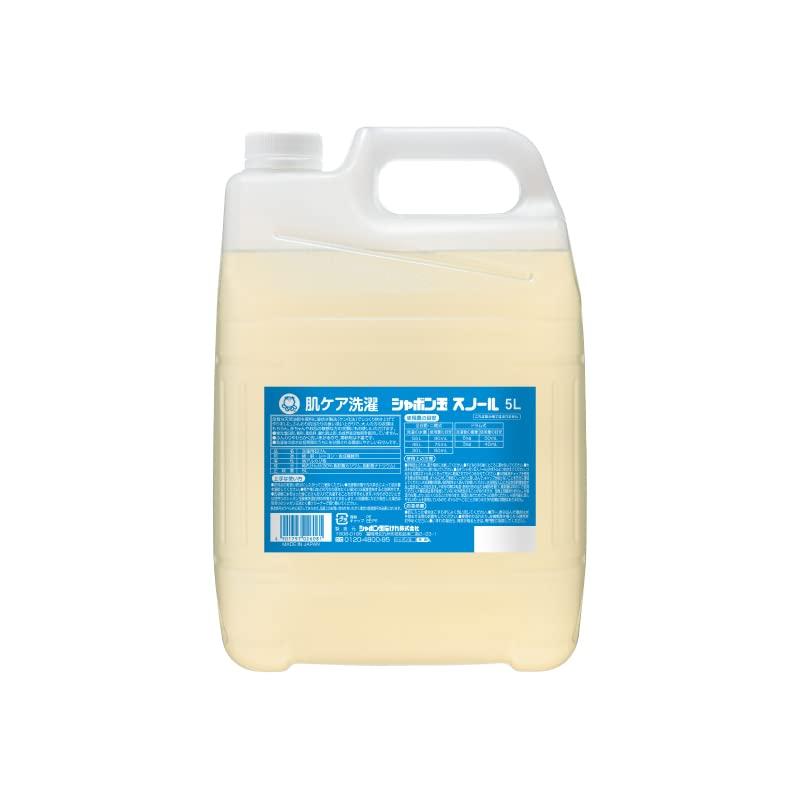 Large Capacity Shabondama Additive-Free Soap Laundry Liquid Detergent Snore 5L Recommended Japan Atopy Association No Fabric Softener Needed