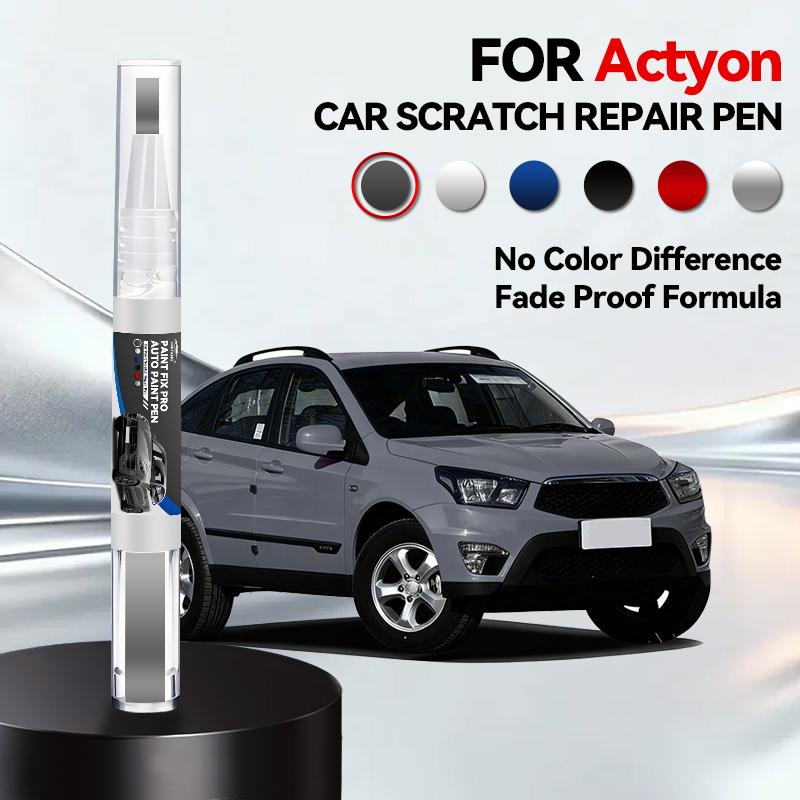 

2026 Hot Car Accessories For KGM SsangYong Actyon Paint Repair Pen Touch Up Scratch Remover DIY Auto Accessories Grand White Iro