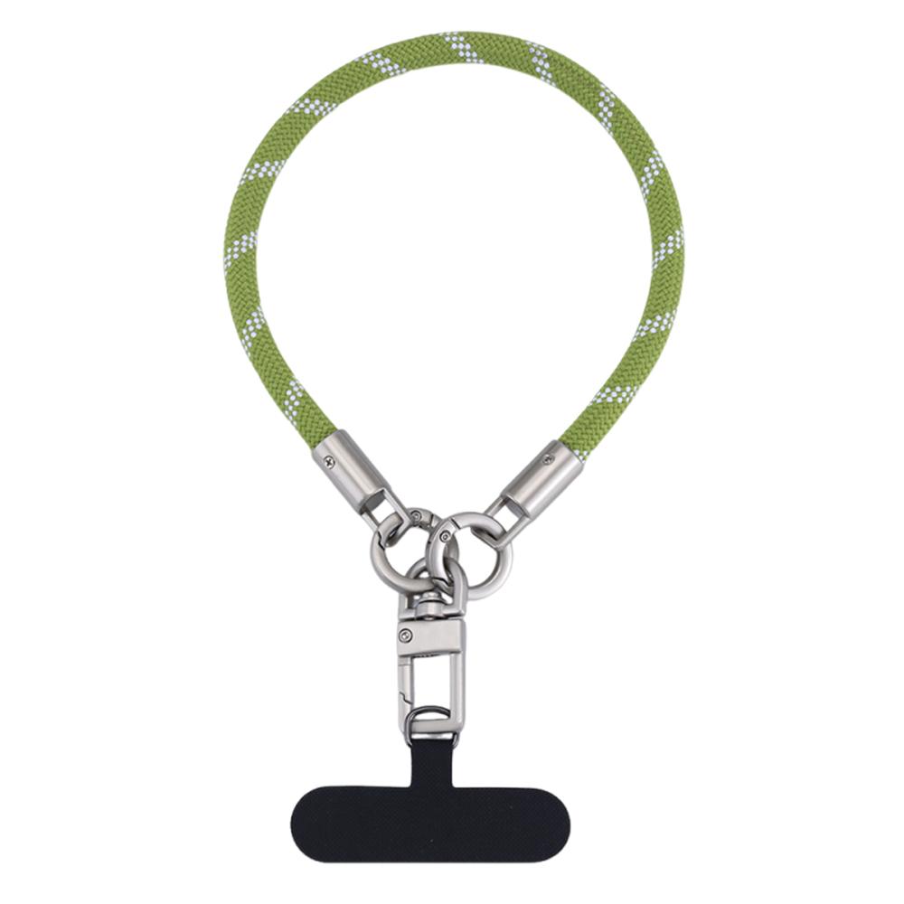 Custom Eco-Friendly Durable Mobile Phone Hand Wrist Lanyards Keychain Sports Polyester Woven Short Wrist Strap Lanyard Phone