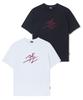 QUTON [2Pack] Brushed Heavy Short Sleeve T-Shirt 2 Colors