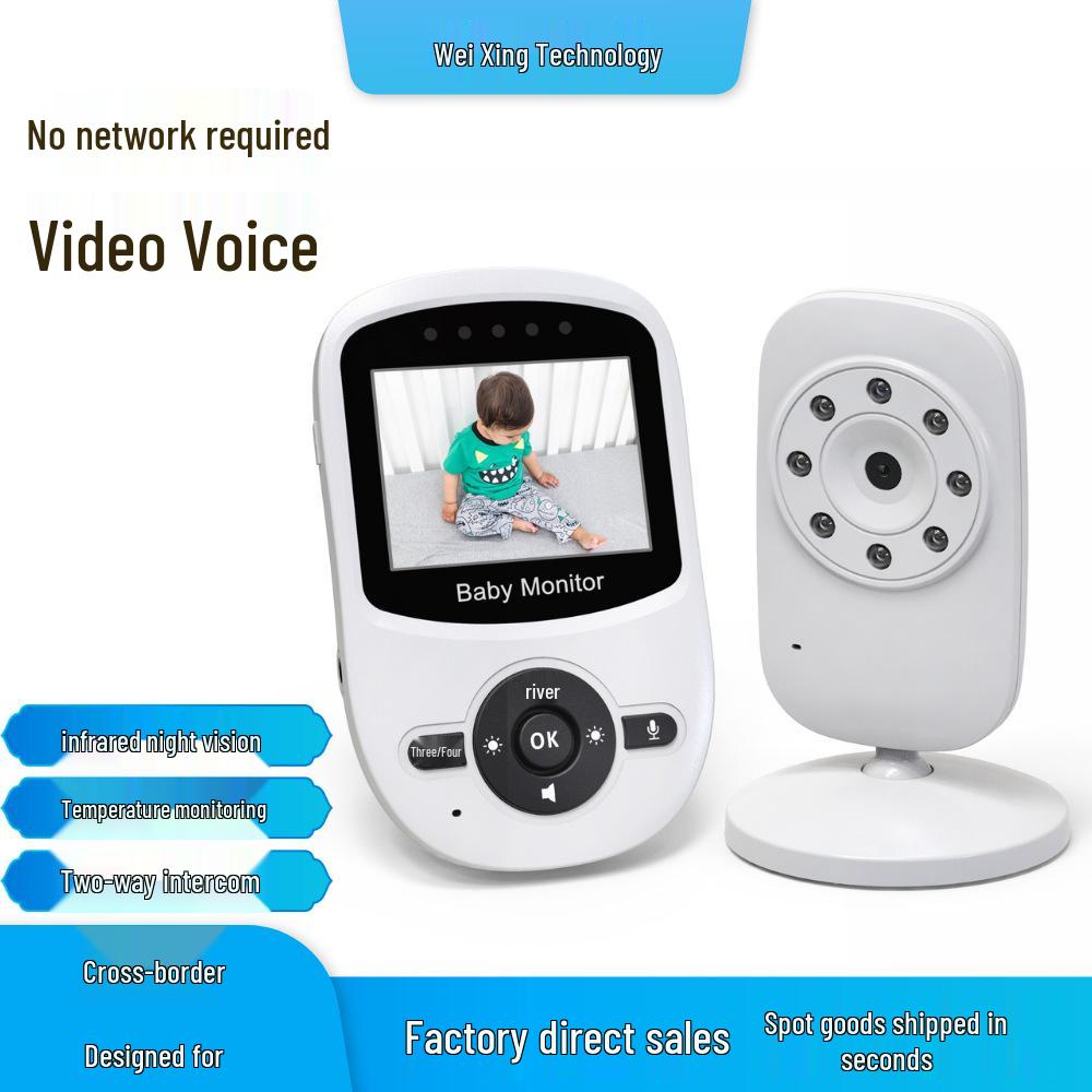 

2.4 Baby Monitor with Two-Way Talk, Temperature Monitoring, Night Vision 2.4 inch Model 1