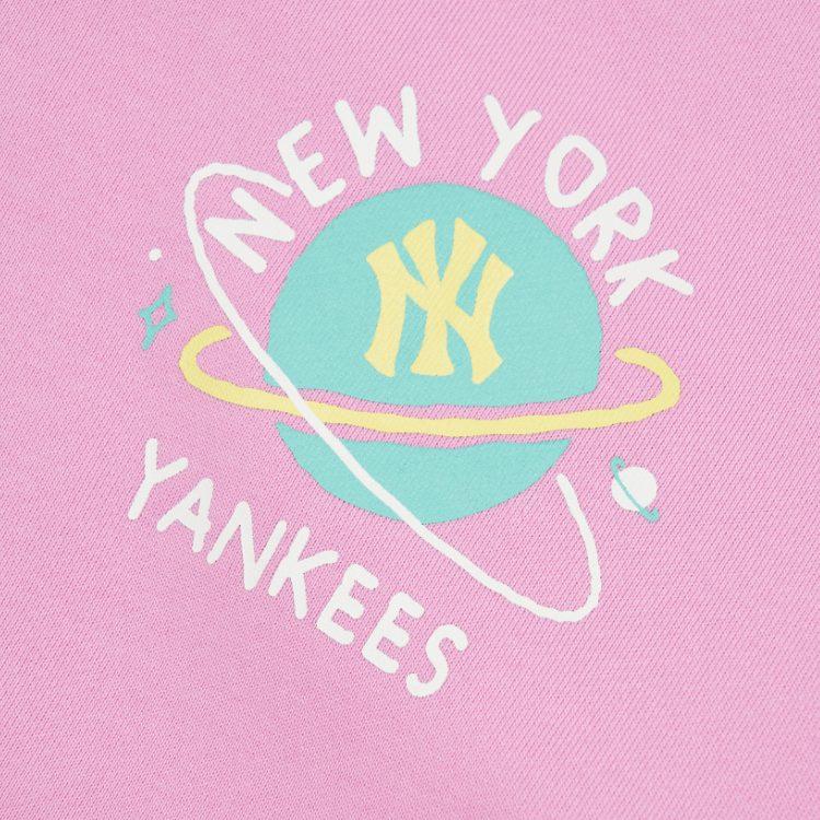 MLB Sweatshirts Unisex Pink Crew Neck Moderate Other 3AMTL0121-50PKS