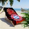 Bayern Munich Stripes Logo beach towel Portable for travel Beach towel for vacation photos seaside Absorbent bath towel quickdrying swim towel