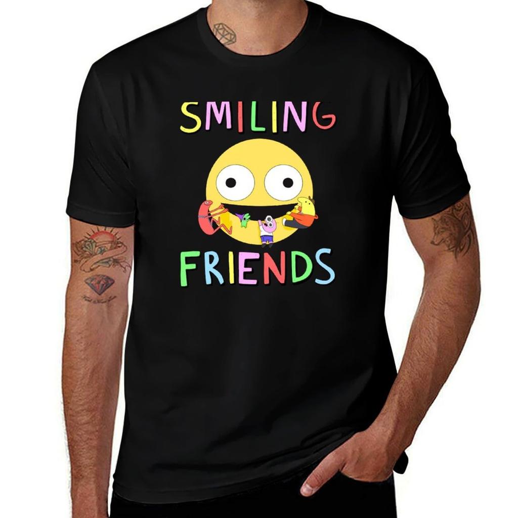 Smiling Friends TShirt Tough Fabric Work Tee