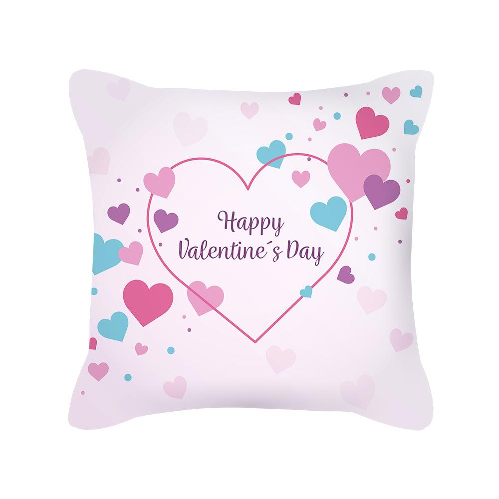 Home Decor Bedroom Pillowcases Valentine's Day Pink Girly Pattern Pillowcases
