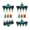 3/4“ Thread 4-Way Tap Hose Water Splitter Valve Zinc alloy Outdoor Faucet For Garden Irrigation Systems