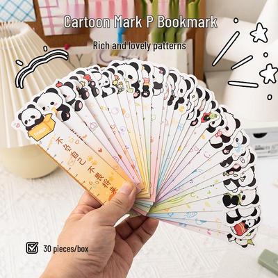 Adorable Cartoon Ruler Bookmark: Multifunctional Student Page Clip & Children's Reward Gift