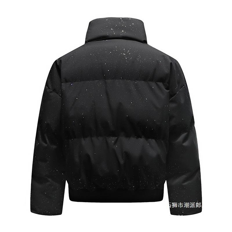 Winter Gypsy Design Stand-up Collar Jacket Couple Retro Short Cotton Clothes Men's Trendy Brand High-end Cotton-padded Clothes