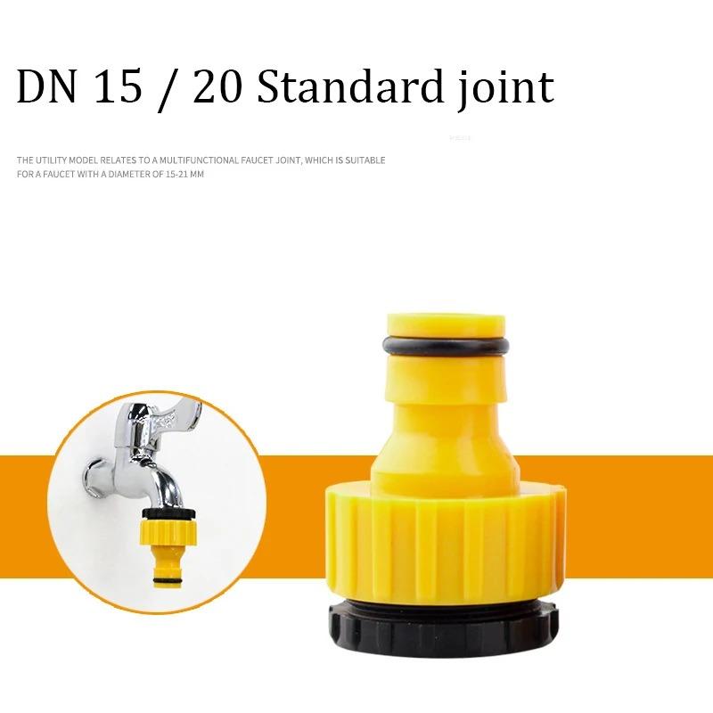 6 ks ABS Zahradní rychlospojka na hadici 1/2” Koncová Dvojitá Vnější Hadicová Spojka Adaptér Prodlužovací Sada Pro Hadici Trubku