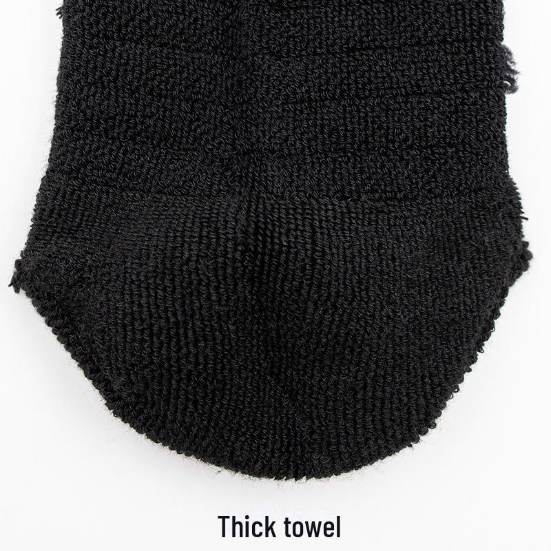 Men's Thick Towel Bottom Basketball Socks, Elite Mid-Length High-Top Running Outdoor Sports Socks