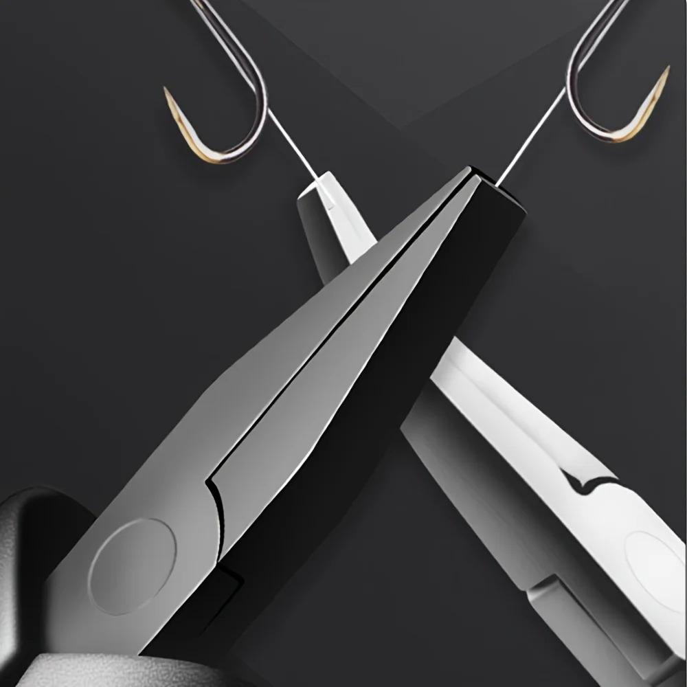 1PC Flat Pliers DIY Hand Tie Hook Pliers Jewelry Cable Pliers Cable Pliers Dip Plastic Handle Tool Pliers