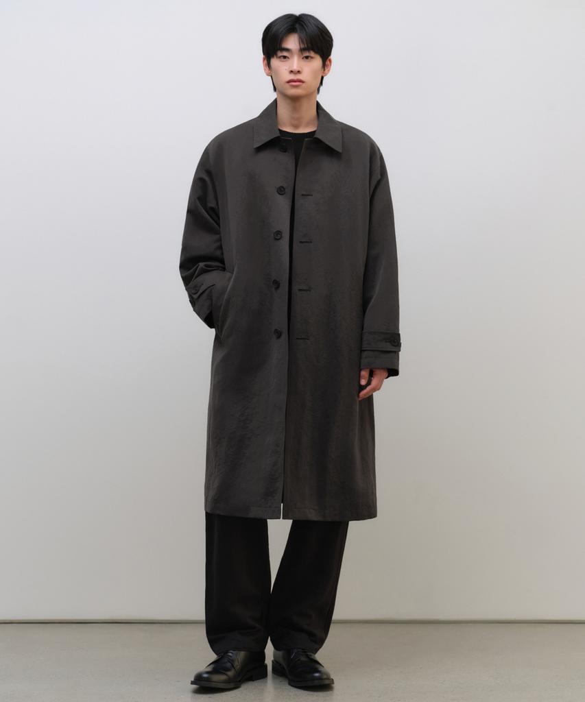Musinsa Standard [City Workers] Karmor Single Trench Coat [Grey]