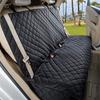 Dog Car Seat Protector: Anti-Dirt, Anti-Bite Travel Cushion for Rear Seat, Large Pets