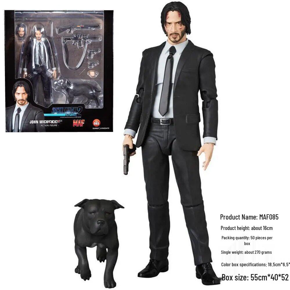 MAFEX 085 John Wick Speed Chase Articulated Figure Ornament Gift