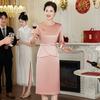 Spring New Wedding Dress Mother Light High-end Atmospheric Fake Two-piece Wedding Banquet Mother-in-law Dress