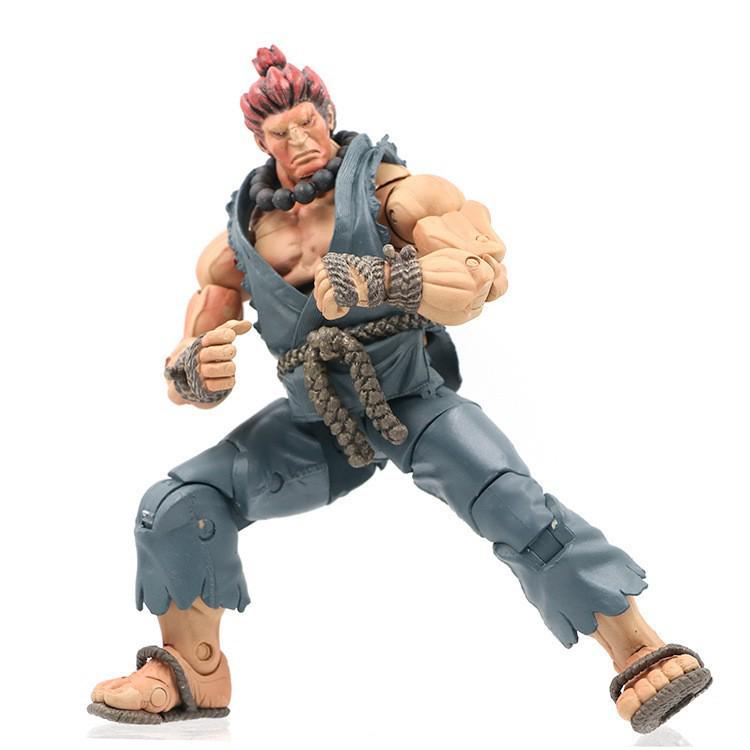 NECA 7-inch Street Fighter Ryu, Ken, Guile, Chun-Li, Akuma Action Figures