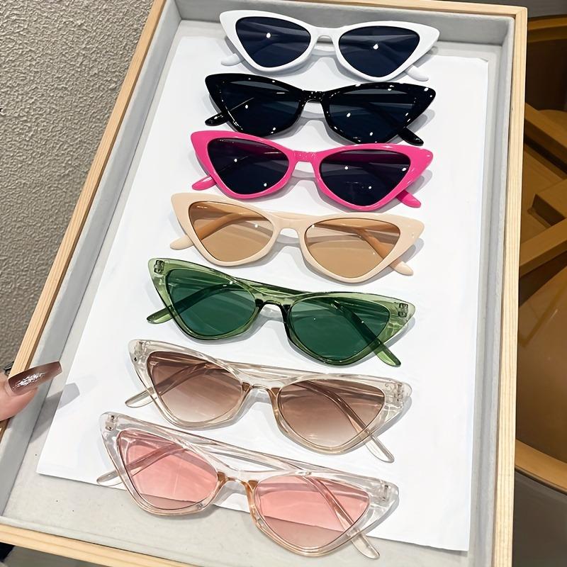 7pcs Women's Glasses Po Decoration Glasses